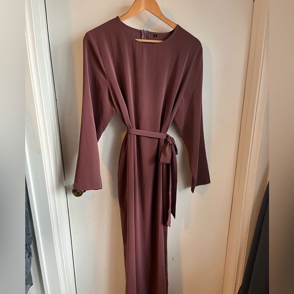 Modest abaya long sleeves dress size large - Picture 4 of 10